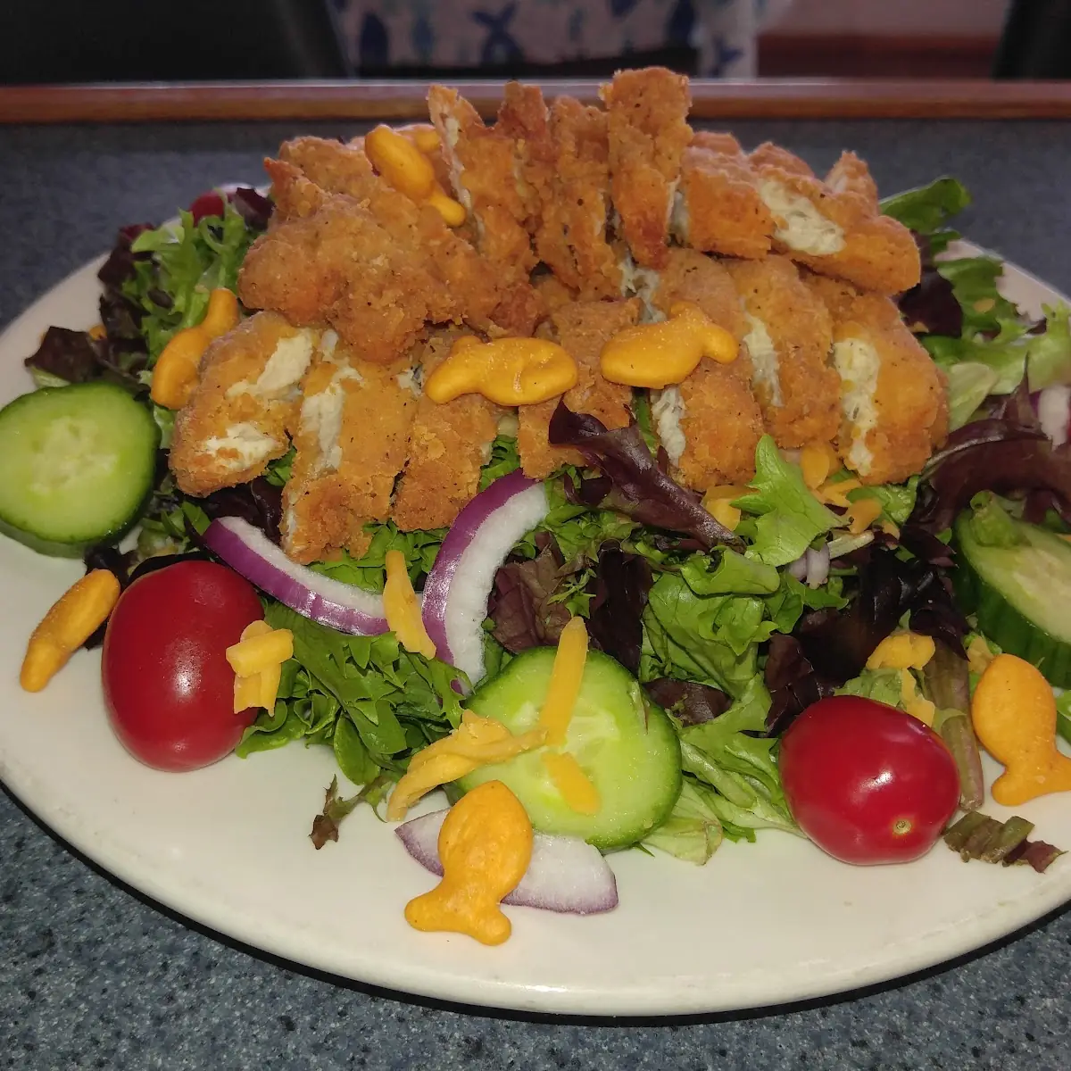 Crispy Chicken Salad
