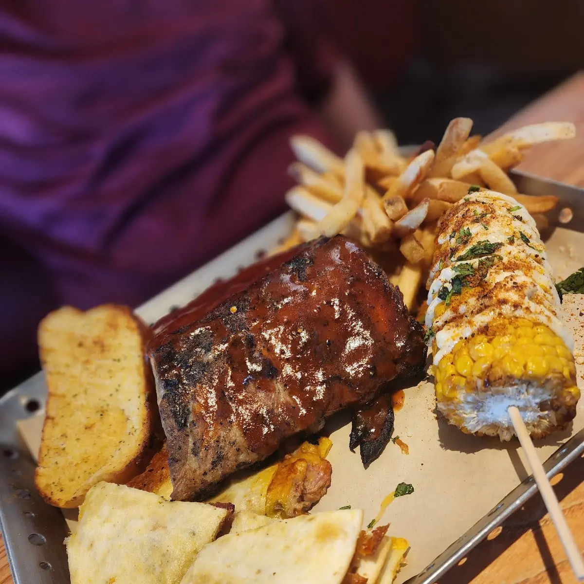 Ribs and Street Corn