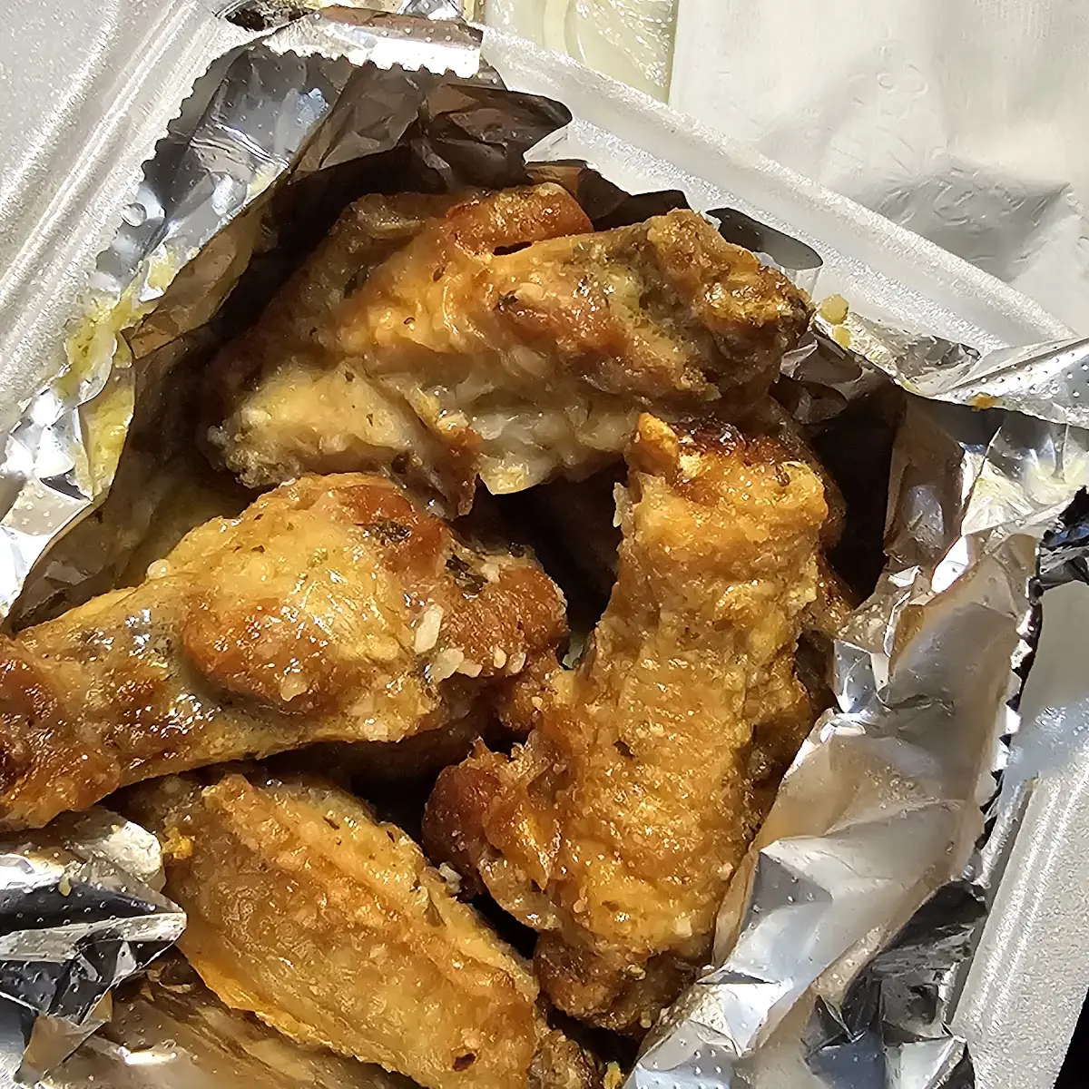 Garlic Parmesan Bone in Wings