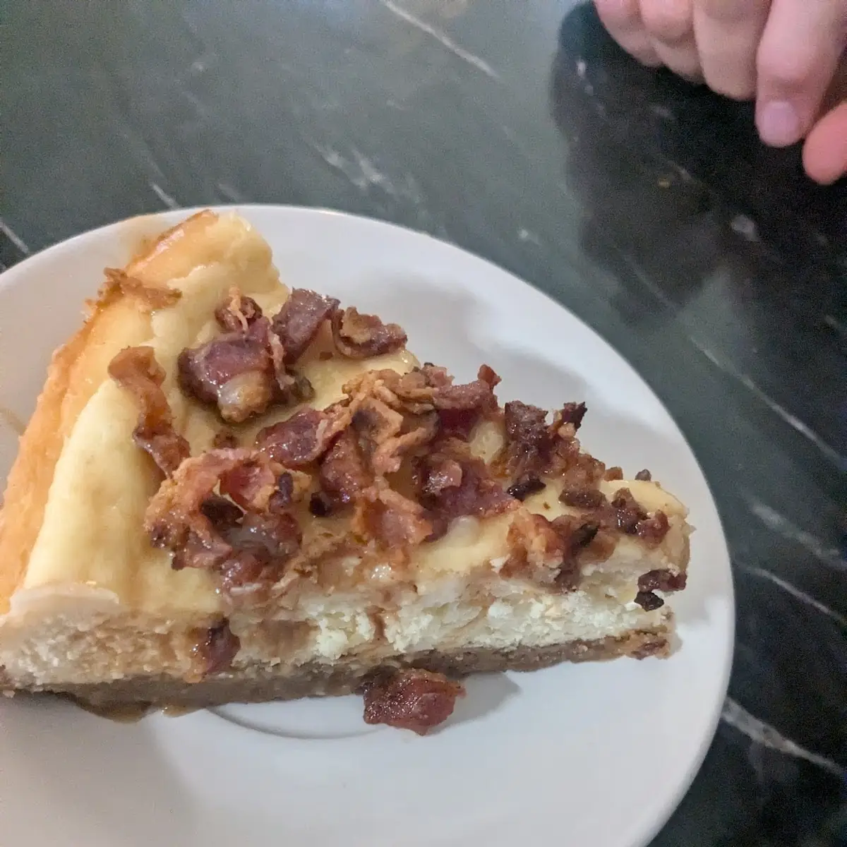 Bourbon Bacon Cheesecake