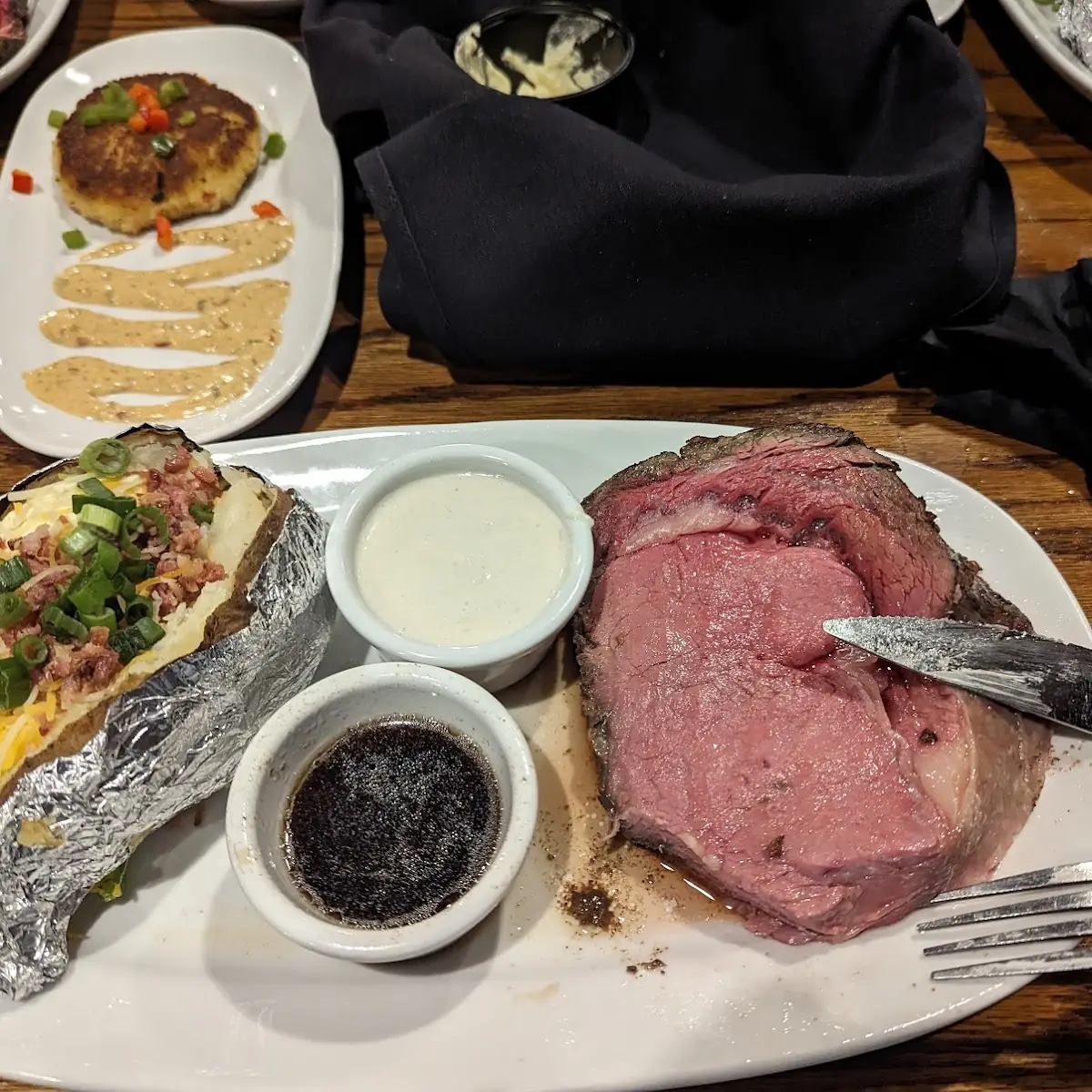 Prime Rib & Loaded Baked Potato