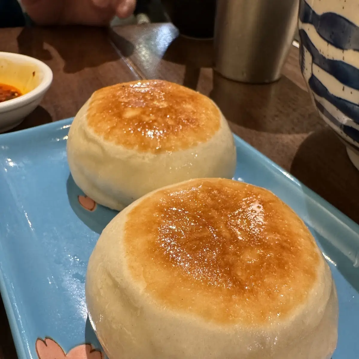 Fried Peking Duck Steamed Buns