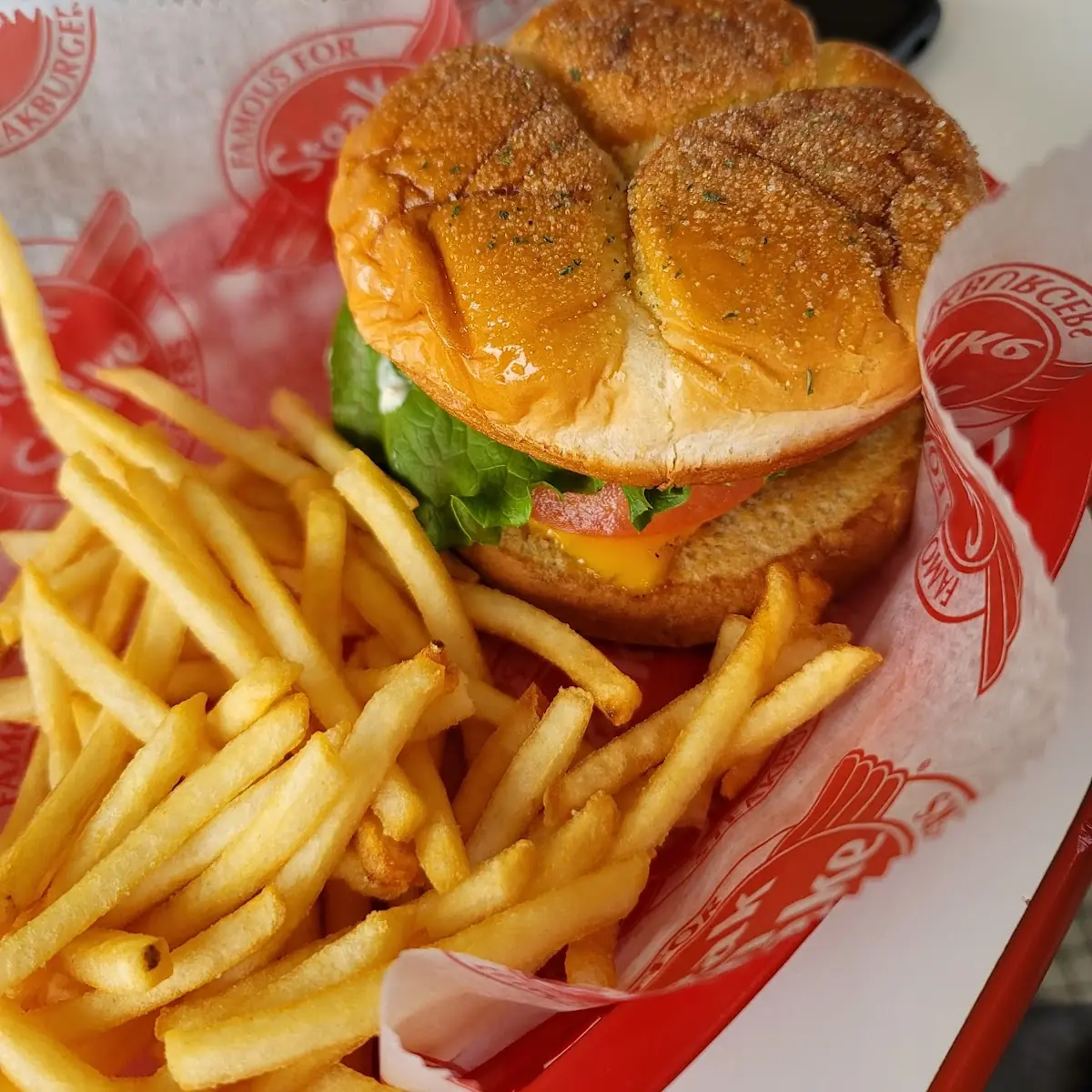 Garlic Steak Burger Combo