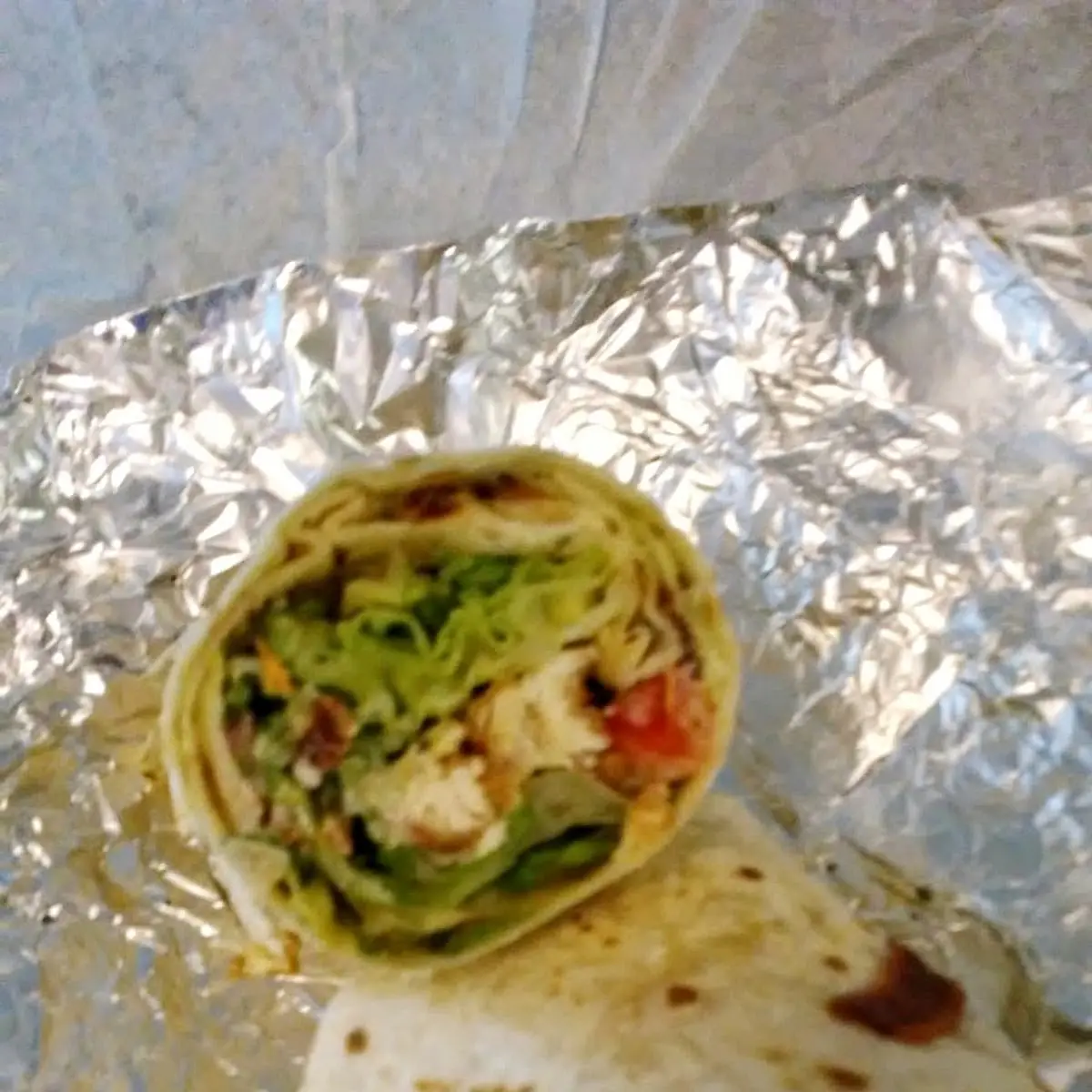Crispy Chicken blt Wrap