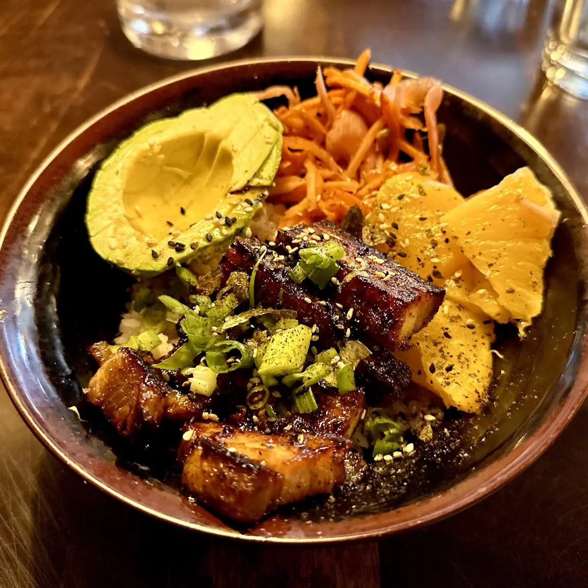 Pork Belly Sticky Rice Bowl
