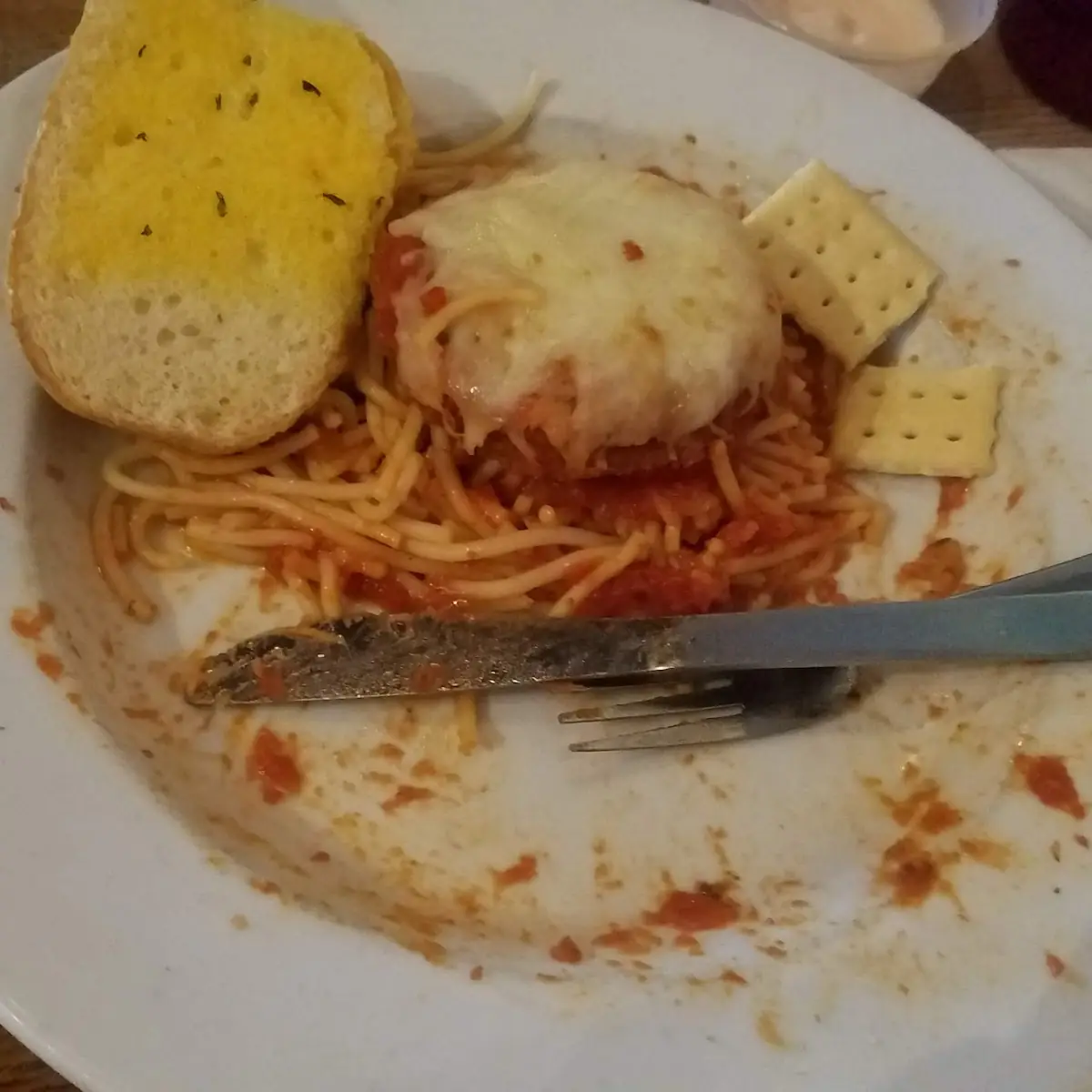 Came with Garlic Bread