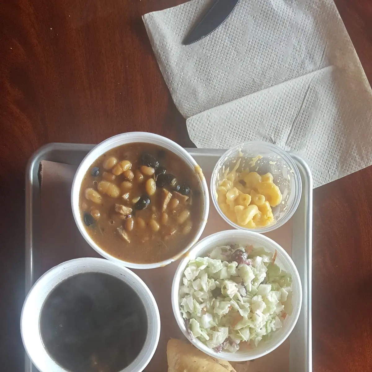 Baked Beans and Coleslaw