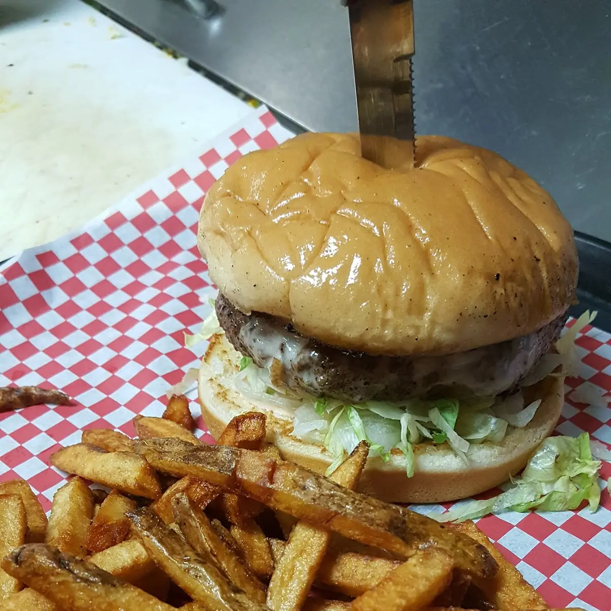 Old Fashioned Cheeseburger Lexington Bacon Cheeseburger
