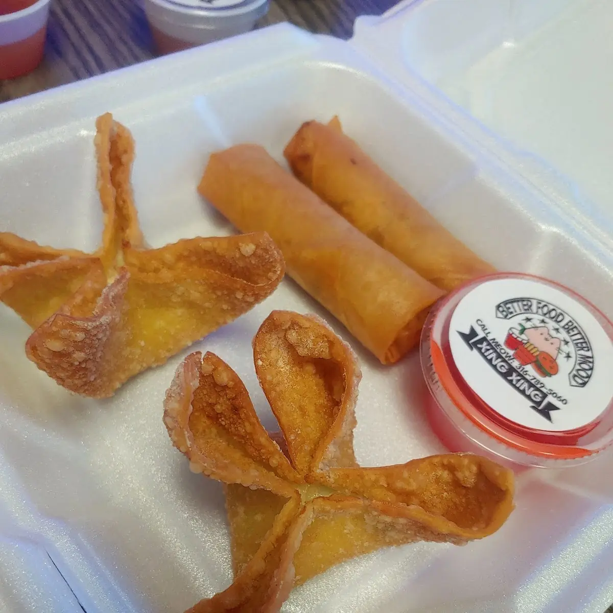 Crab Rangoon Egg Roll