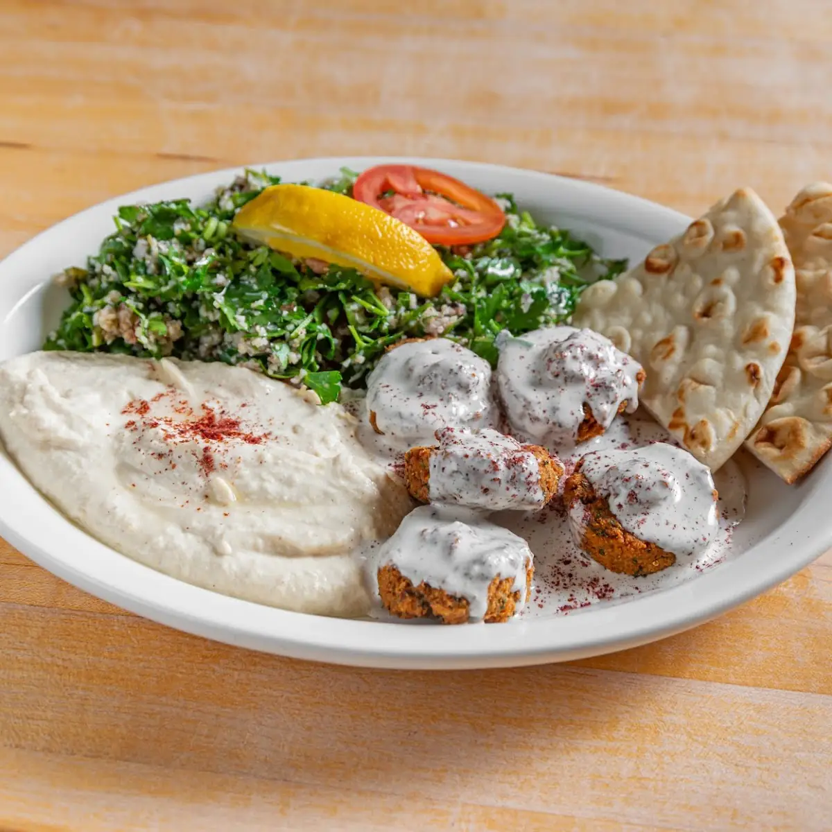 Falafel Plate Vegetarian