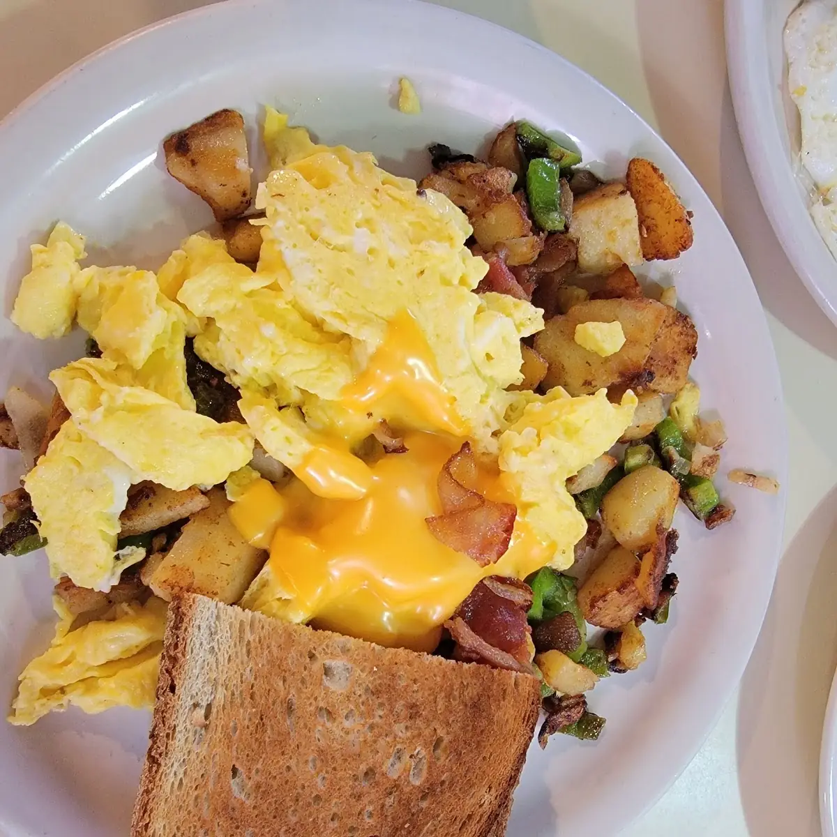 Breakfast Skillet with Lite Cheese