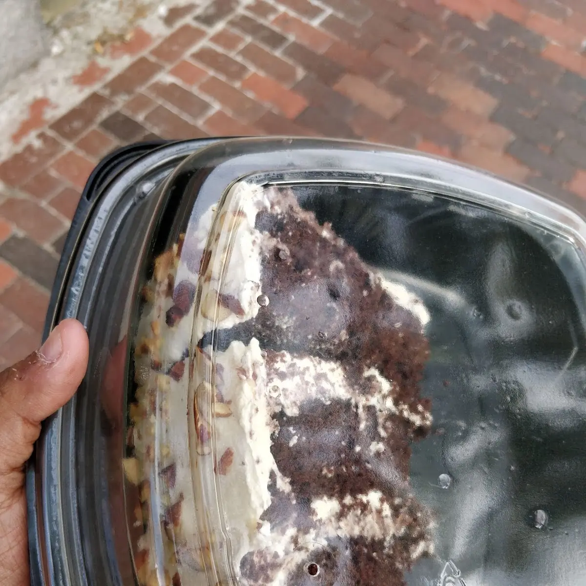 Chocolate Caramel Cake with Almond
