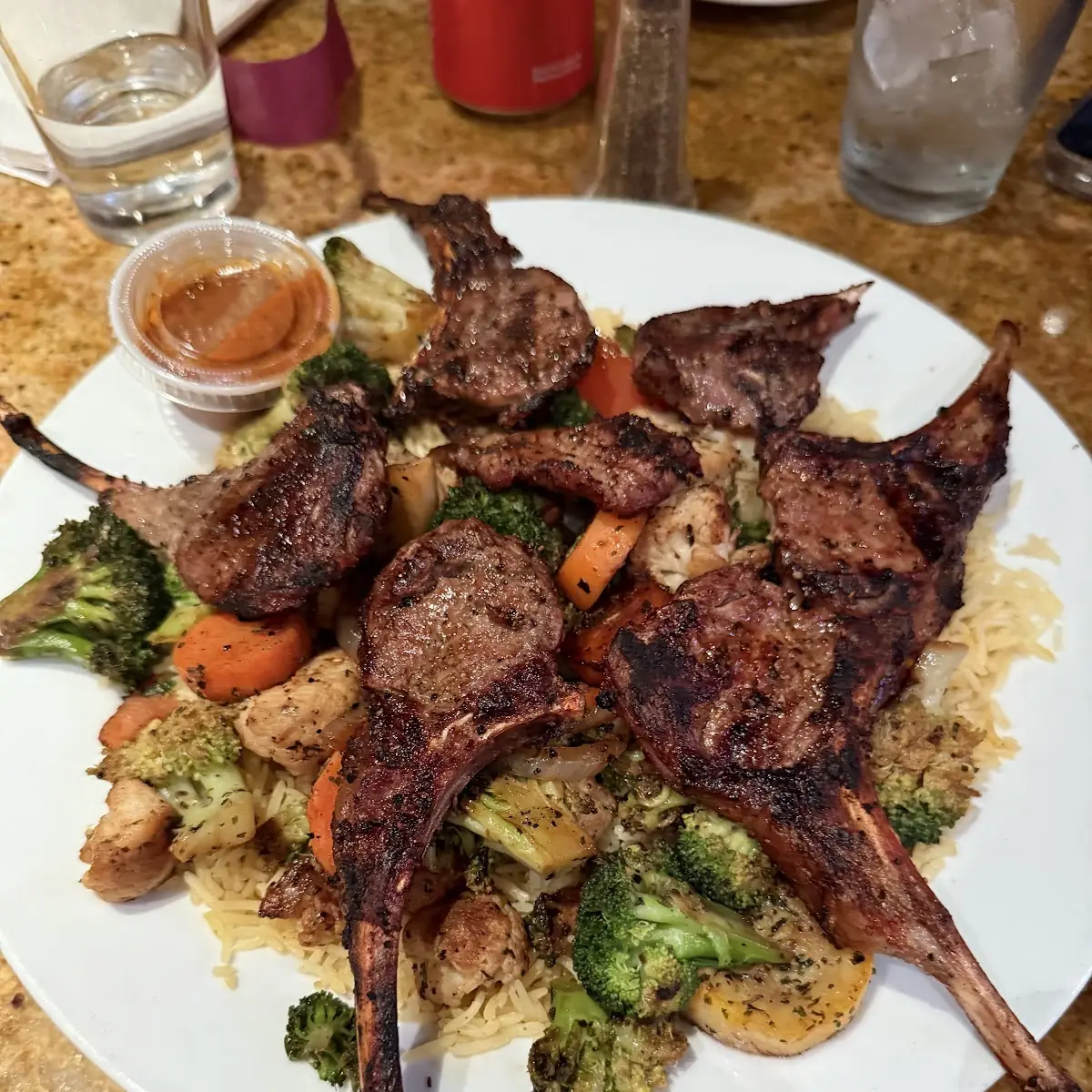 Lamb Chops Dinner