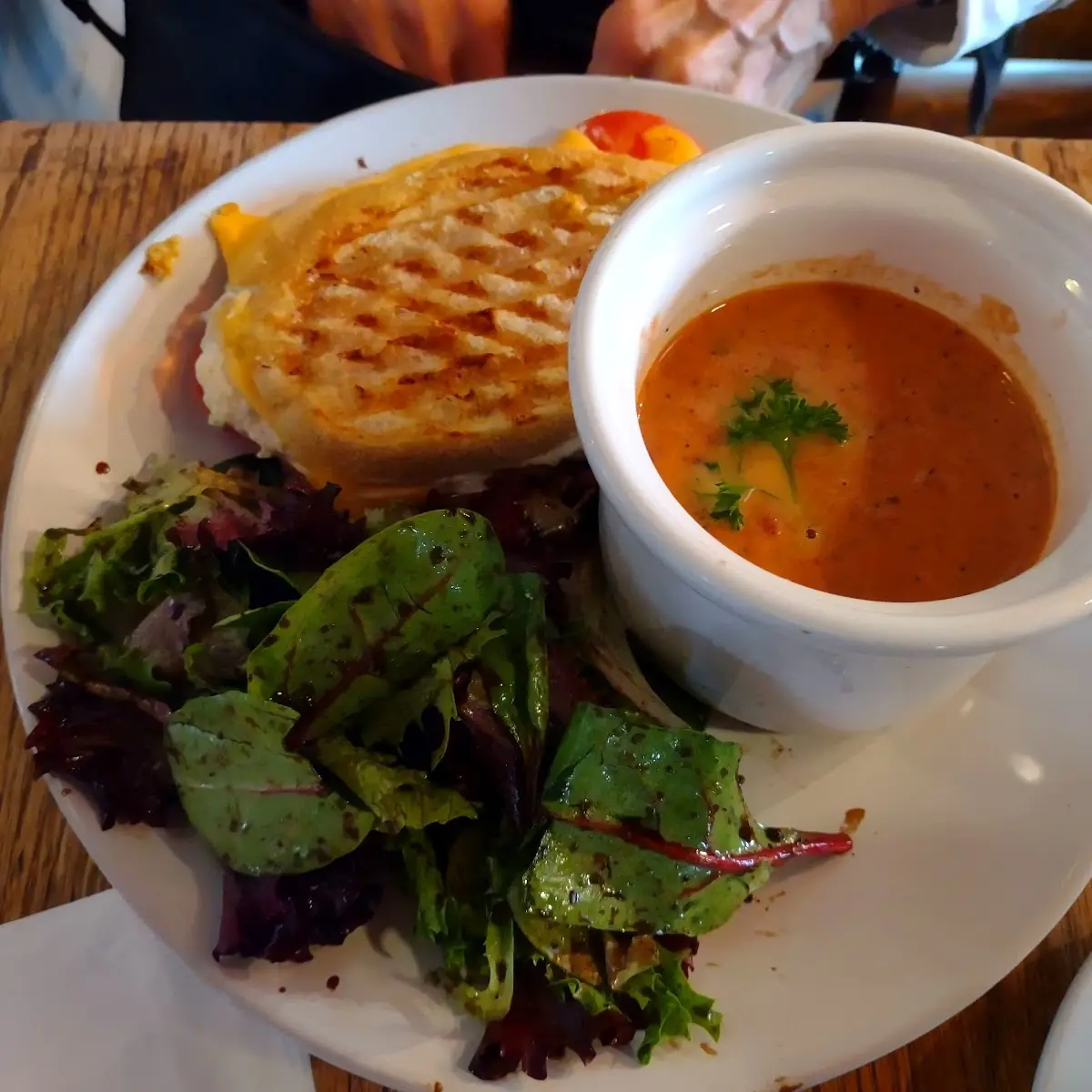 Chicken Salad with Tomato Soup