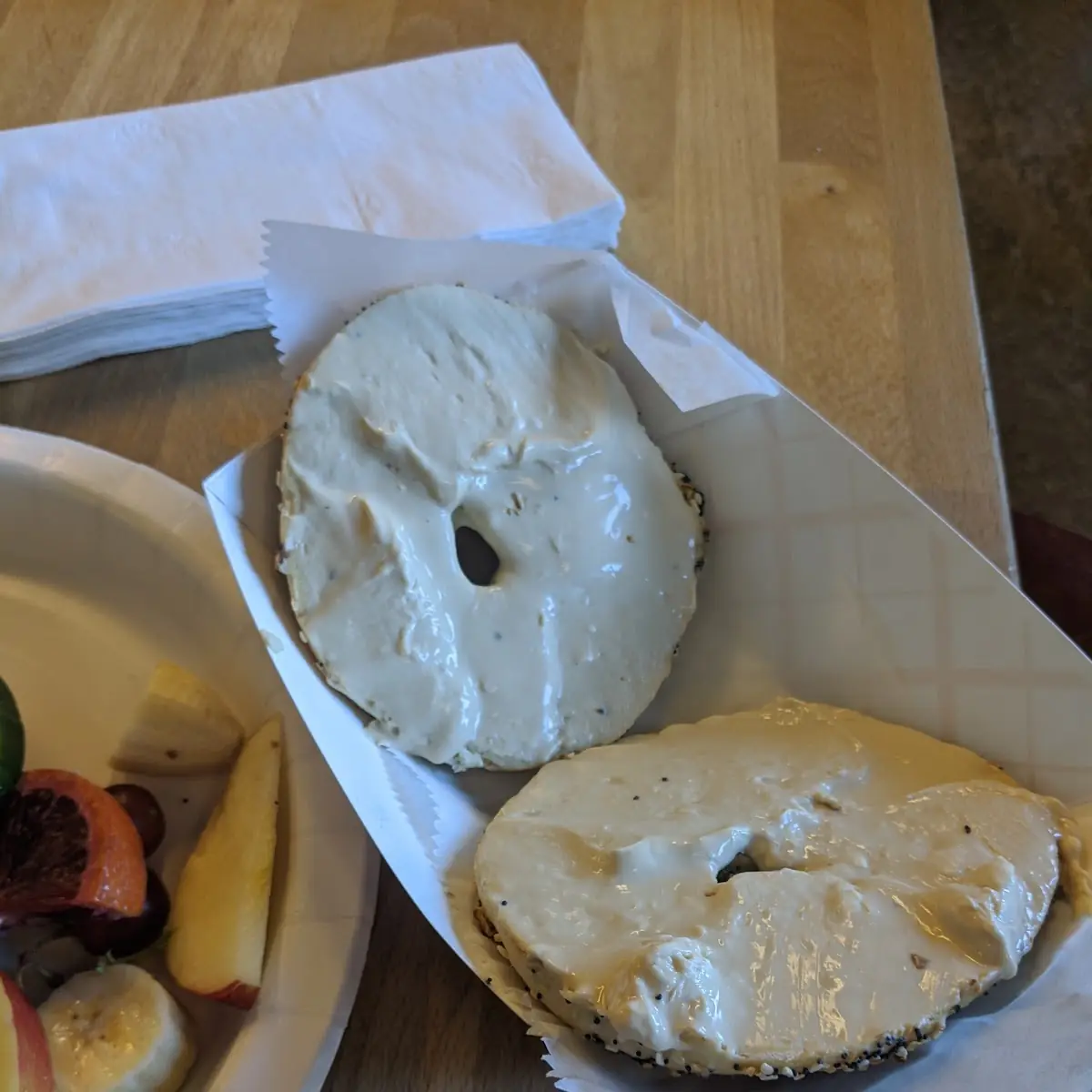 Everything Bagel with Espresso Cream Cheese