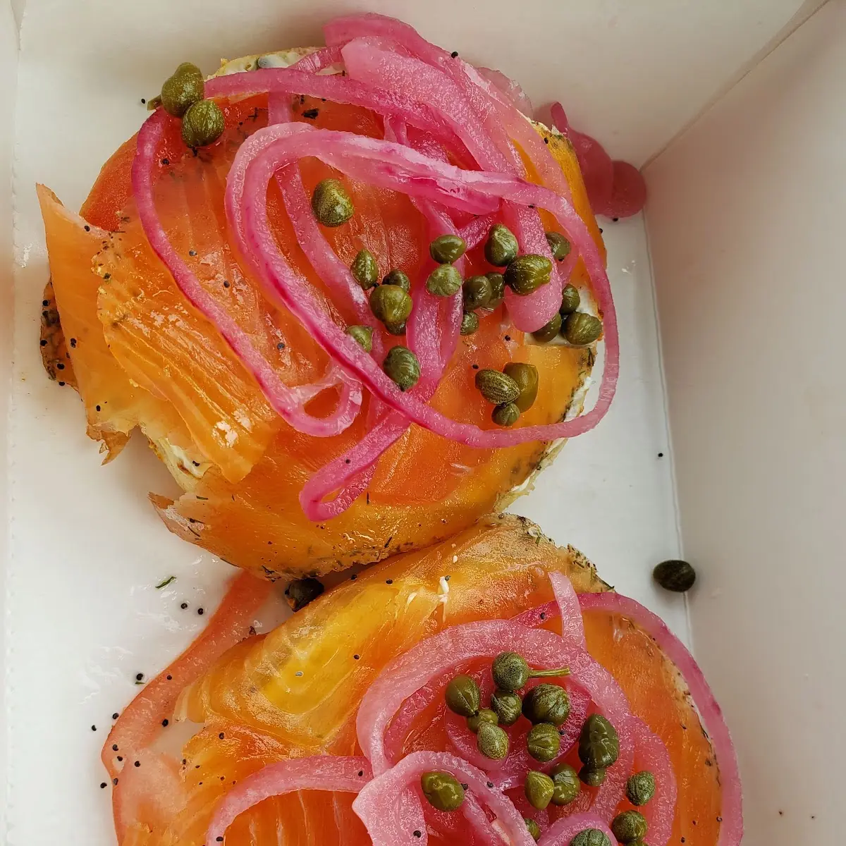 Lox on Everything Bagel