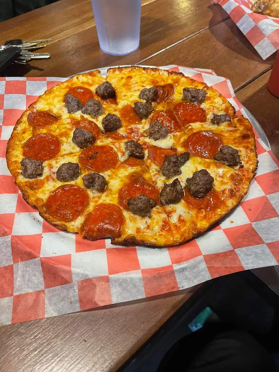 Pepperoni Sausage Pizza
