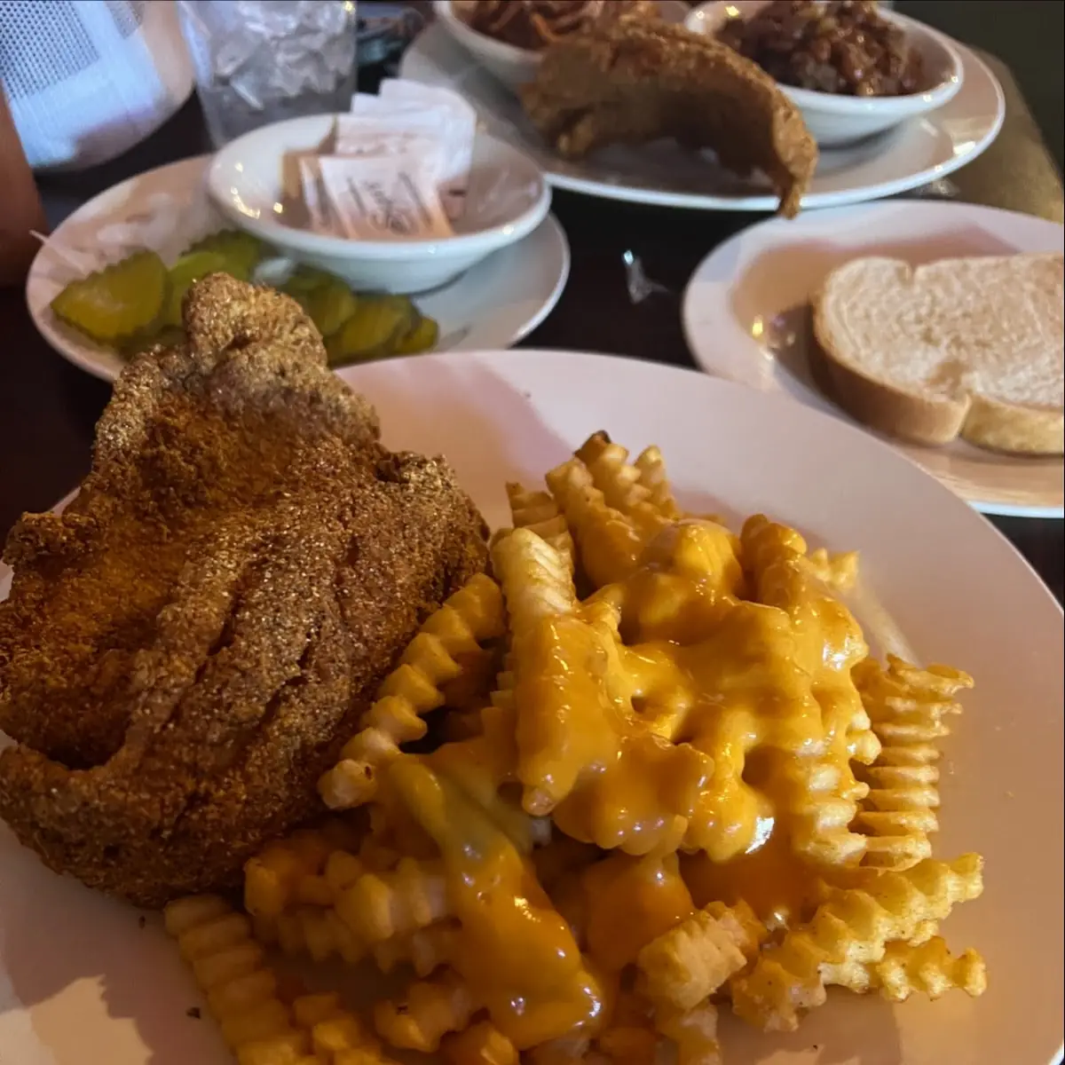 Catfish Cheese Fries