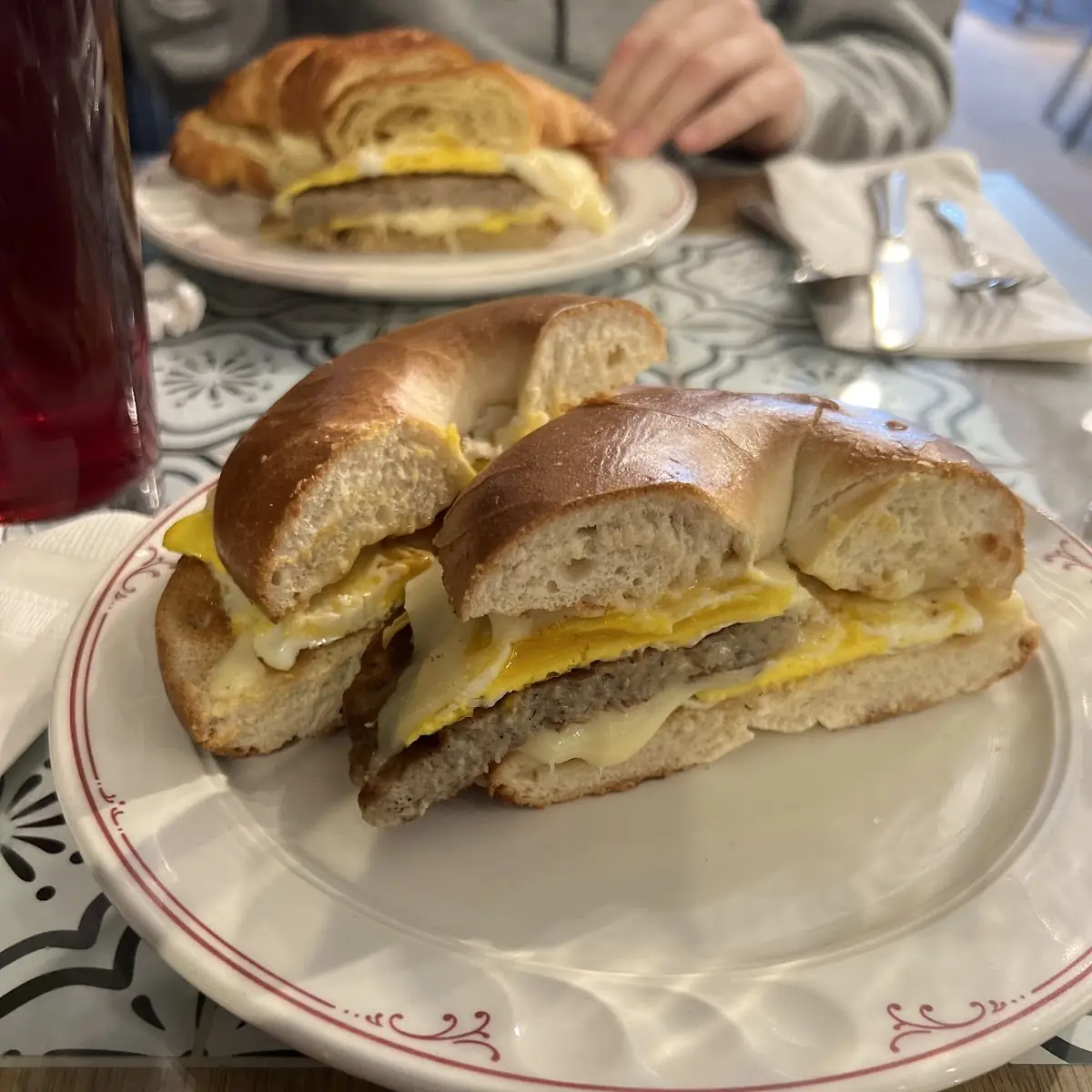 Turkey Bacon Egg and Cheese