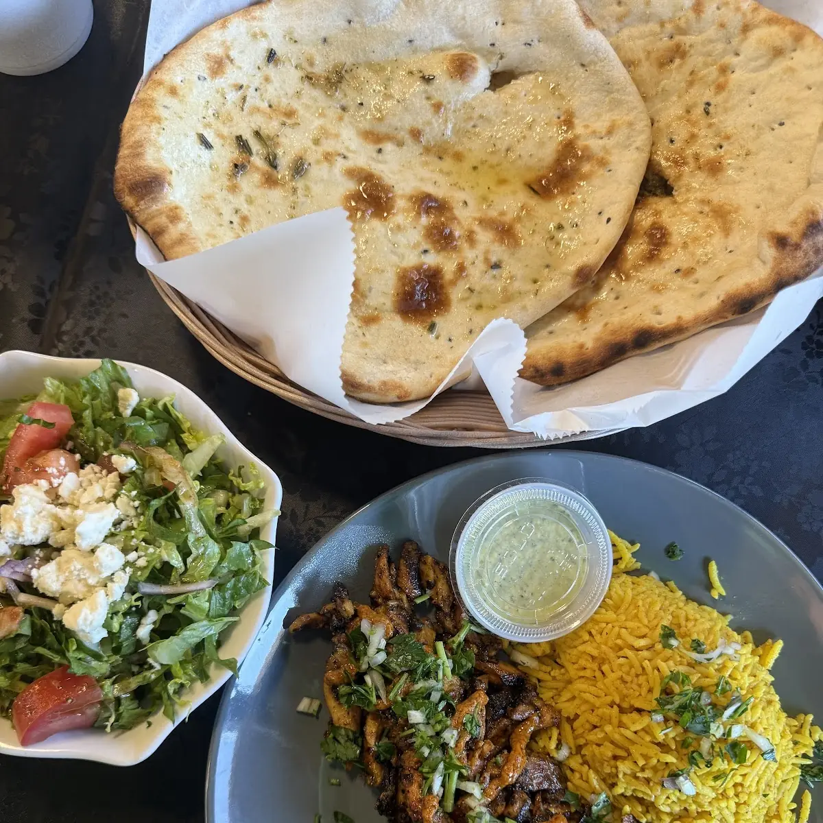 Chicken Shawarma with Yellow Rice
