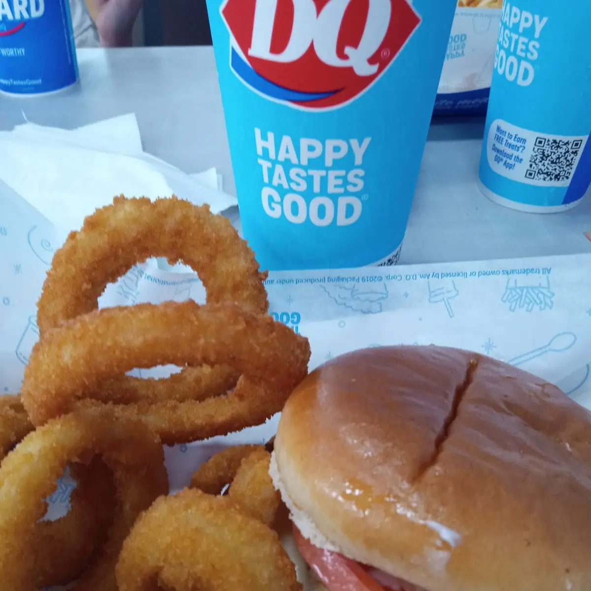 Double Cheeseburger Combo with Onion Rings