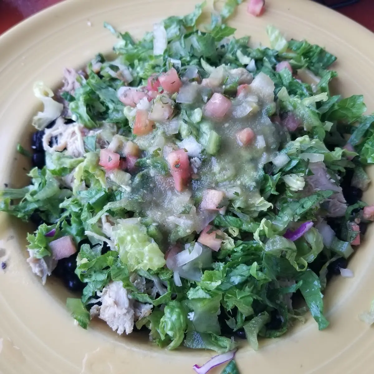 Black Bean Chicken Burrito Bowl