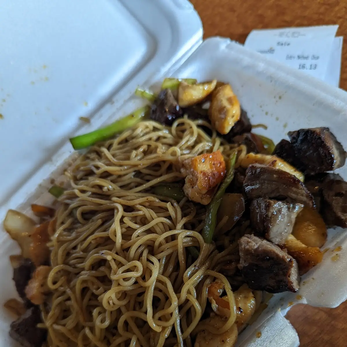 Beef and Chicken Soba Noodle