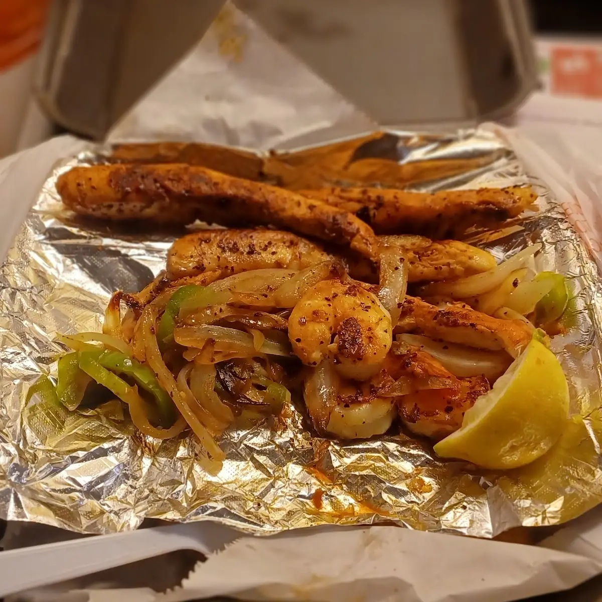 Grilled Chicken and Shrimp