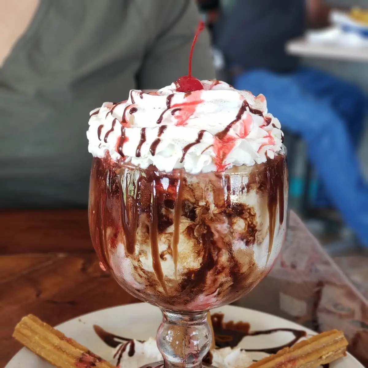Fried Ice Cream Sundae