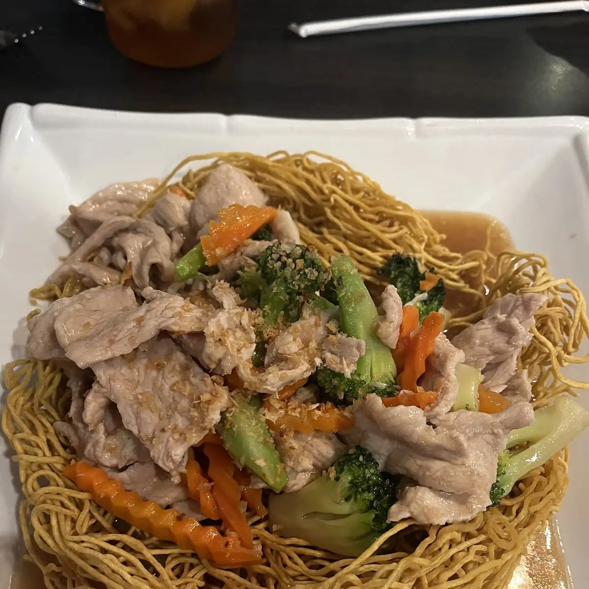 Crispy Egg Noodles Rad Nah Mee-Krob