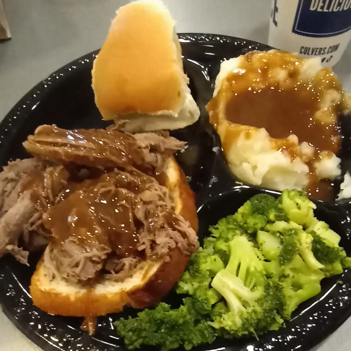 Open Roast Beef Sandwich