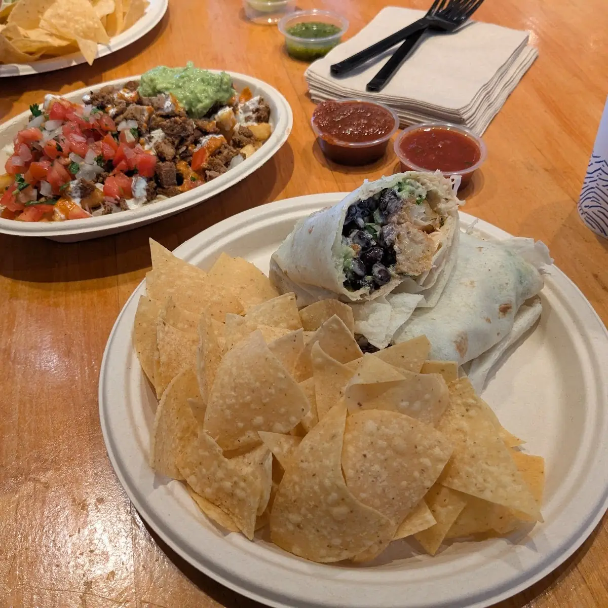 Beer Battered Fish Burrito