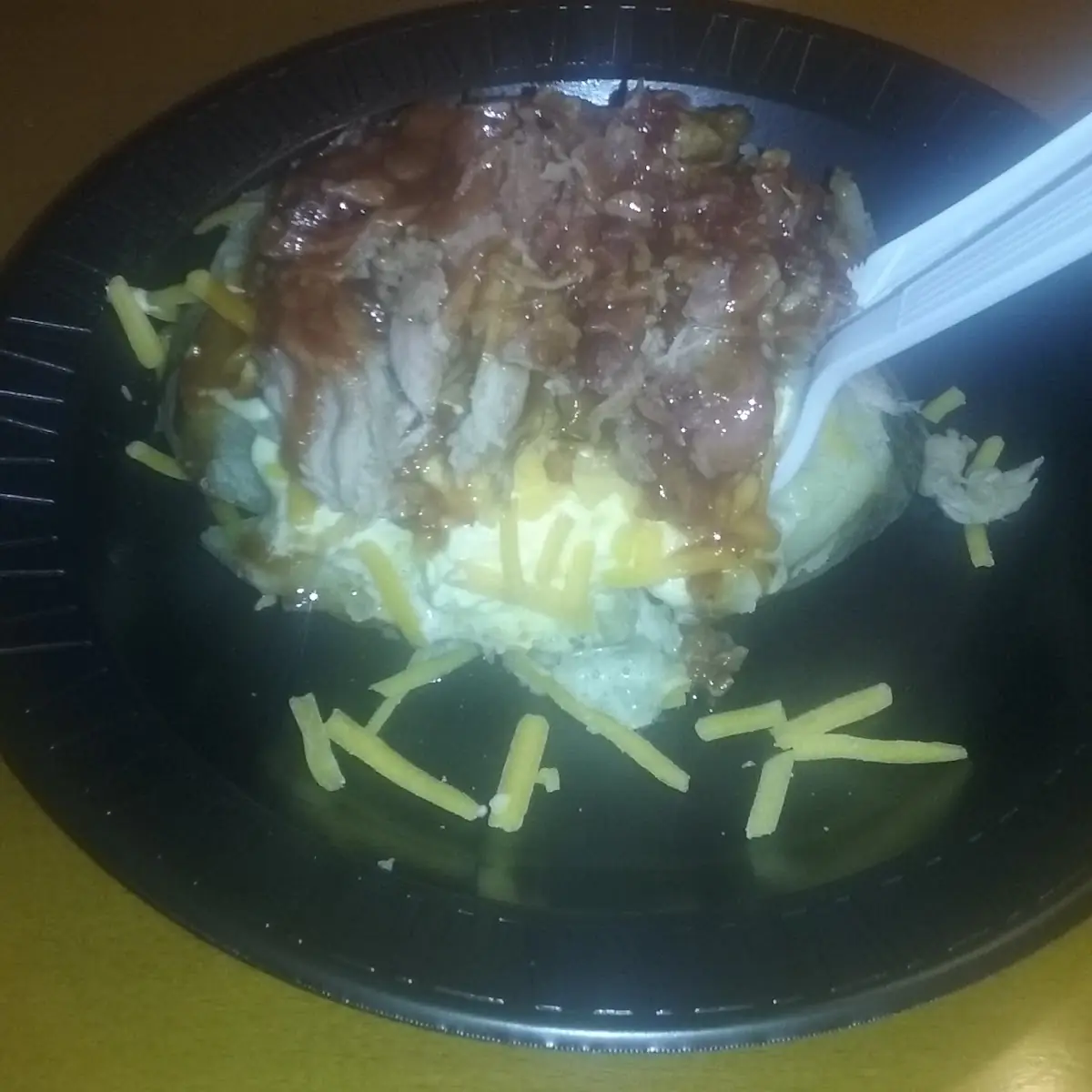 Loaded BBQ Baked Potato