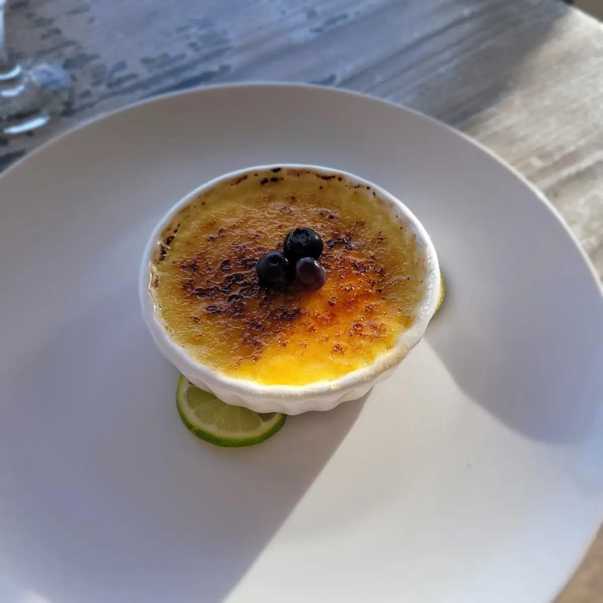 Key Lime Cream Brûlée