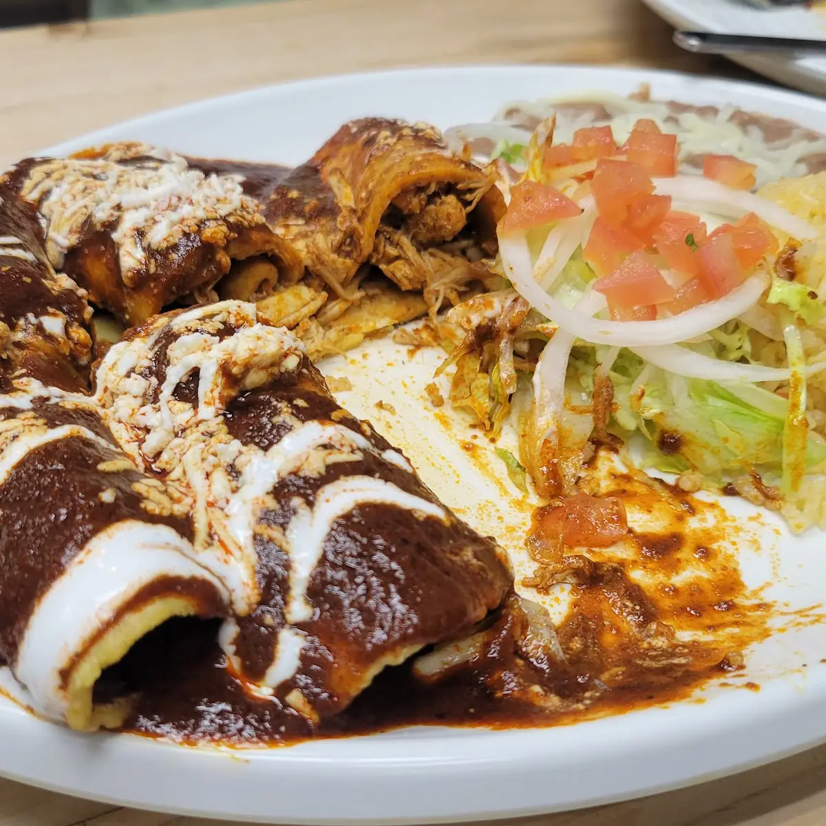 Mole Enchiladas