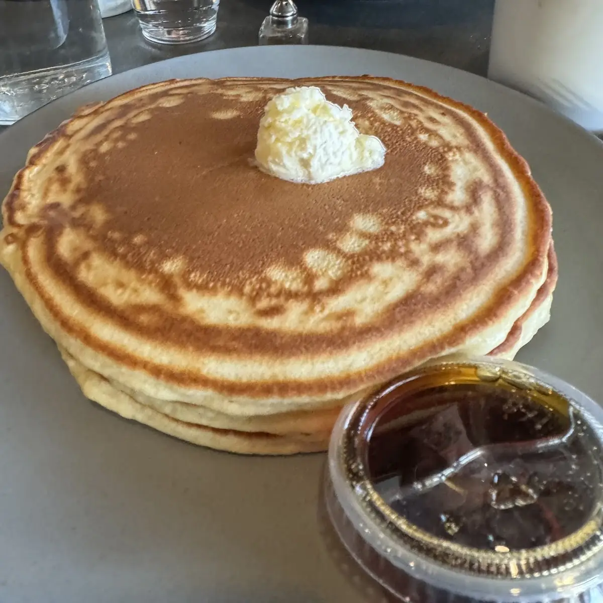 Stacked Buttermilk Pancakes