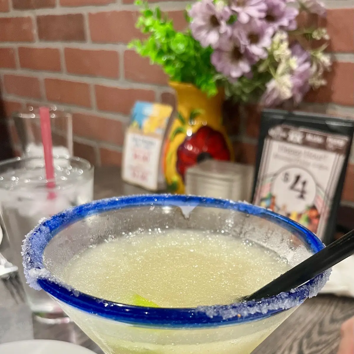 Frozen Margarita with Salt Rim