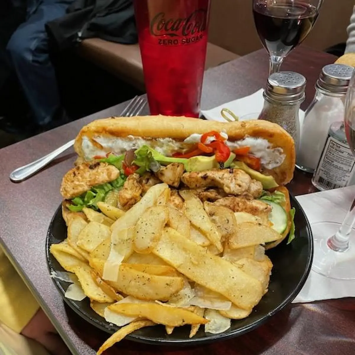 Moroccan Chicken with Garlic Parmesan Fries
