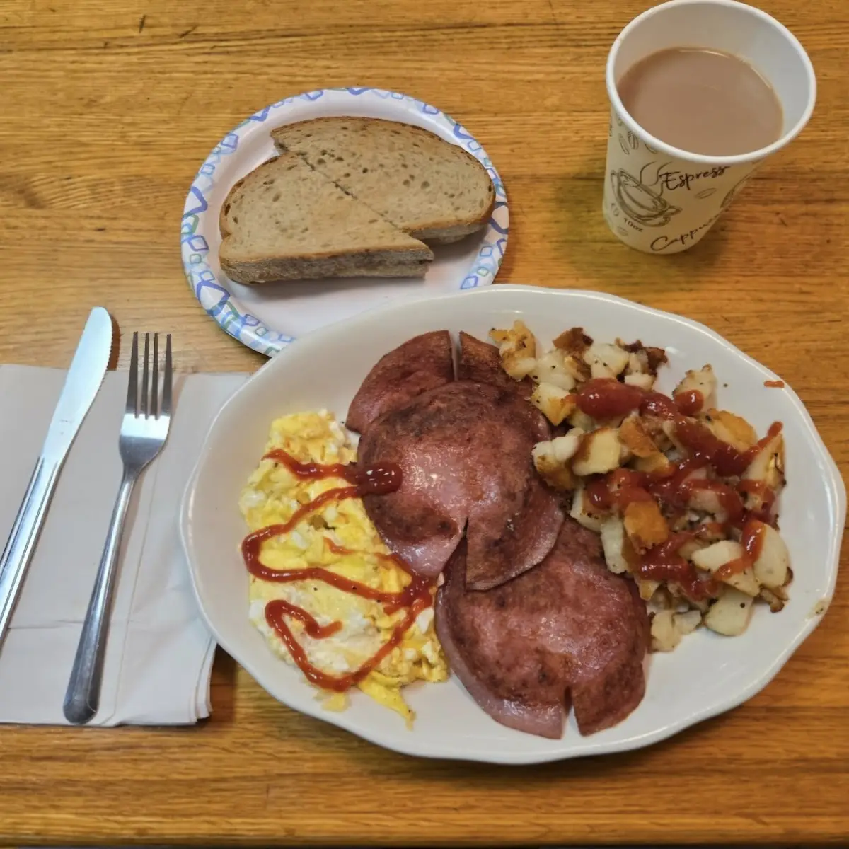 Taylor Ham Egg and Potatoes