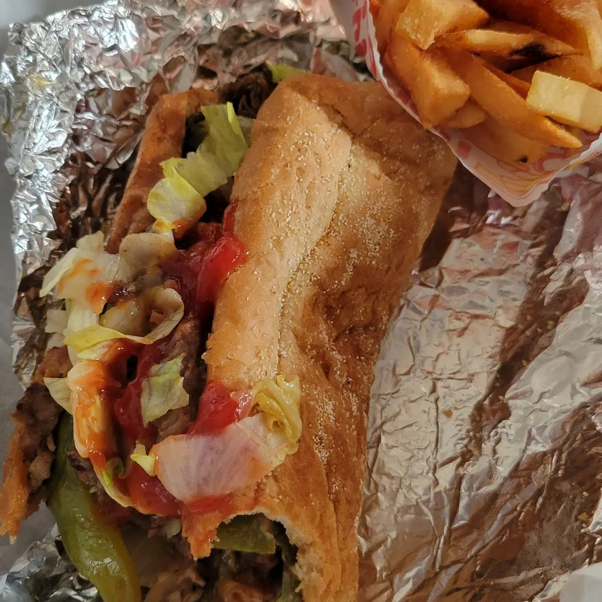 Philly Cheese Steak Sandwich