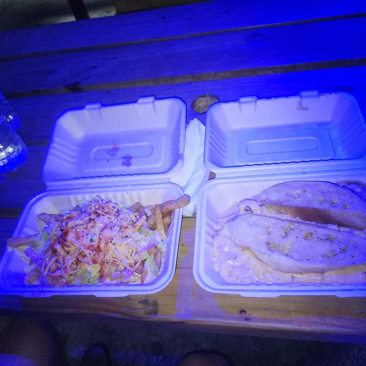 Loaded Fries and Loaded Mac & Cheese