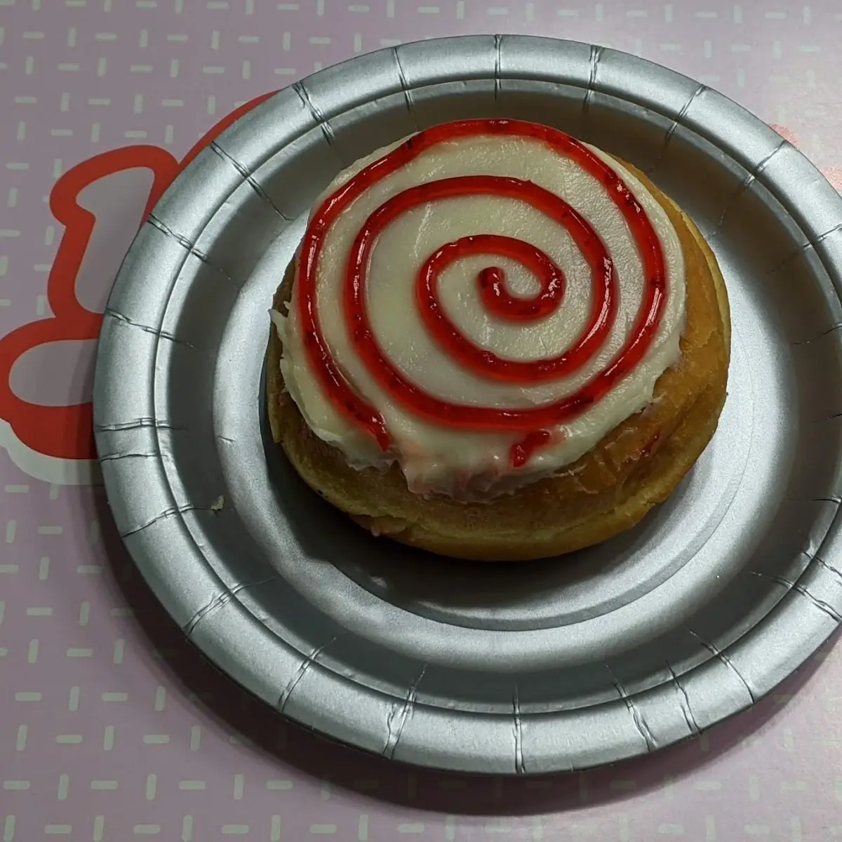 Strawberry Shortcake Smashed Donut