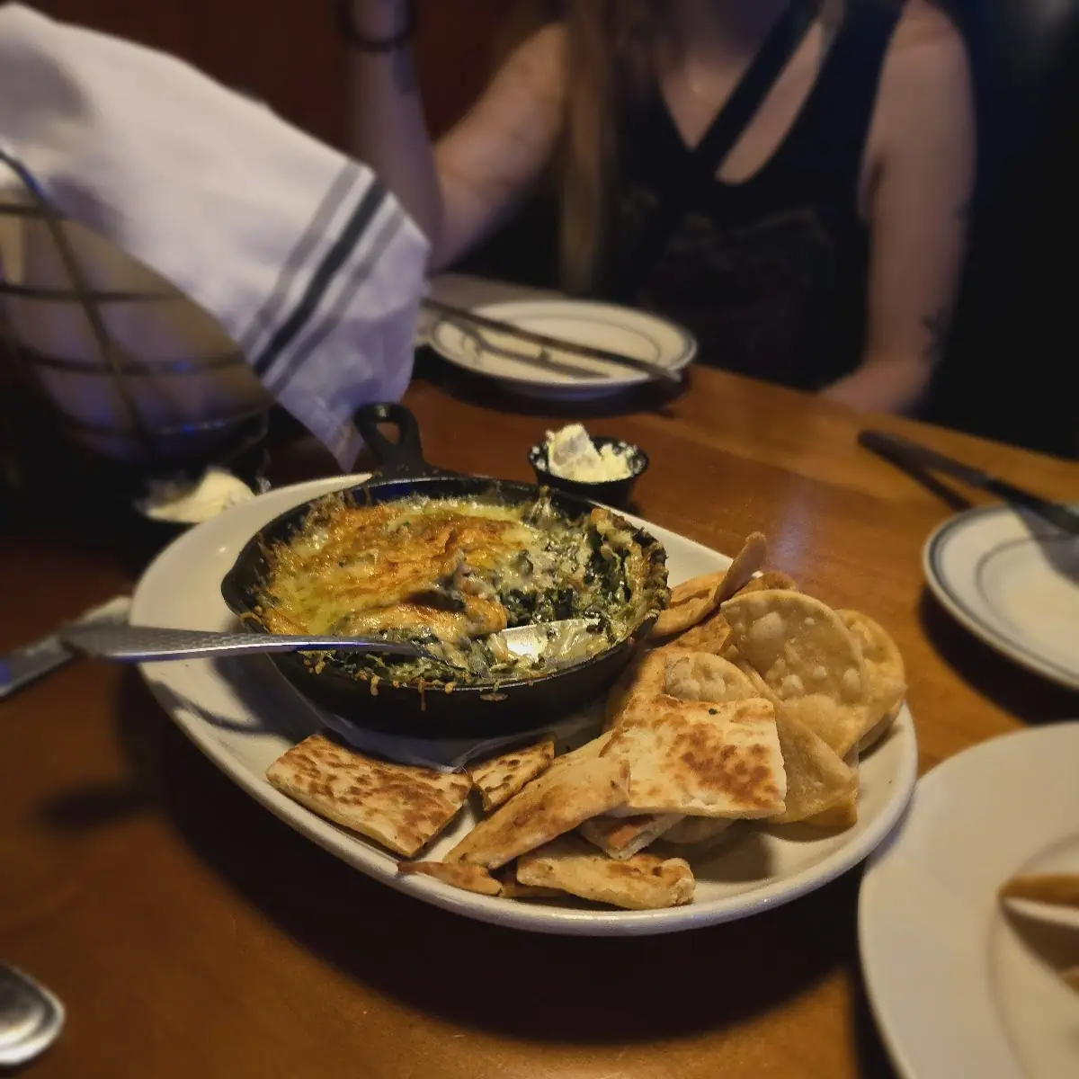 Crab and Spinach Fondue