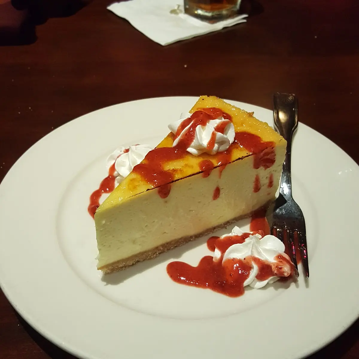 Creme Brulee Cheesecake Slice