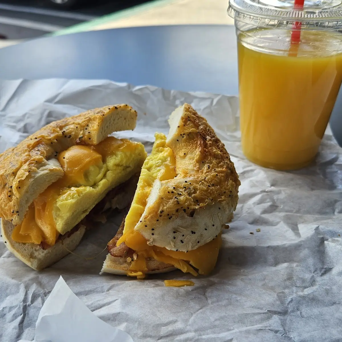 Bacon Cheddar Breakfast Sandwich