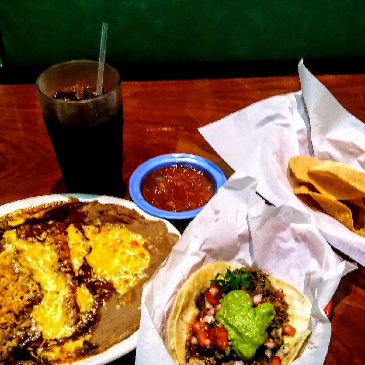 Chicken Enchilada Chili Relleno