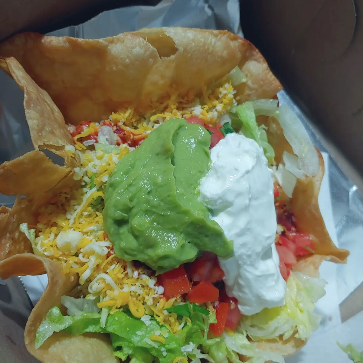 Taco Salad with Carne Asada