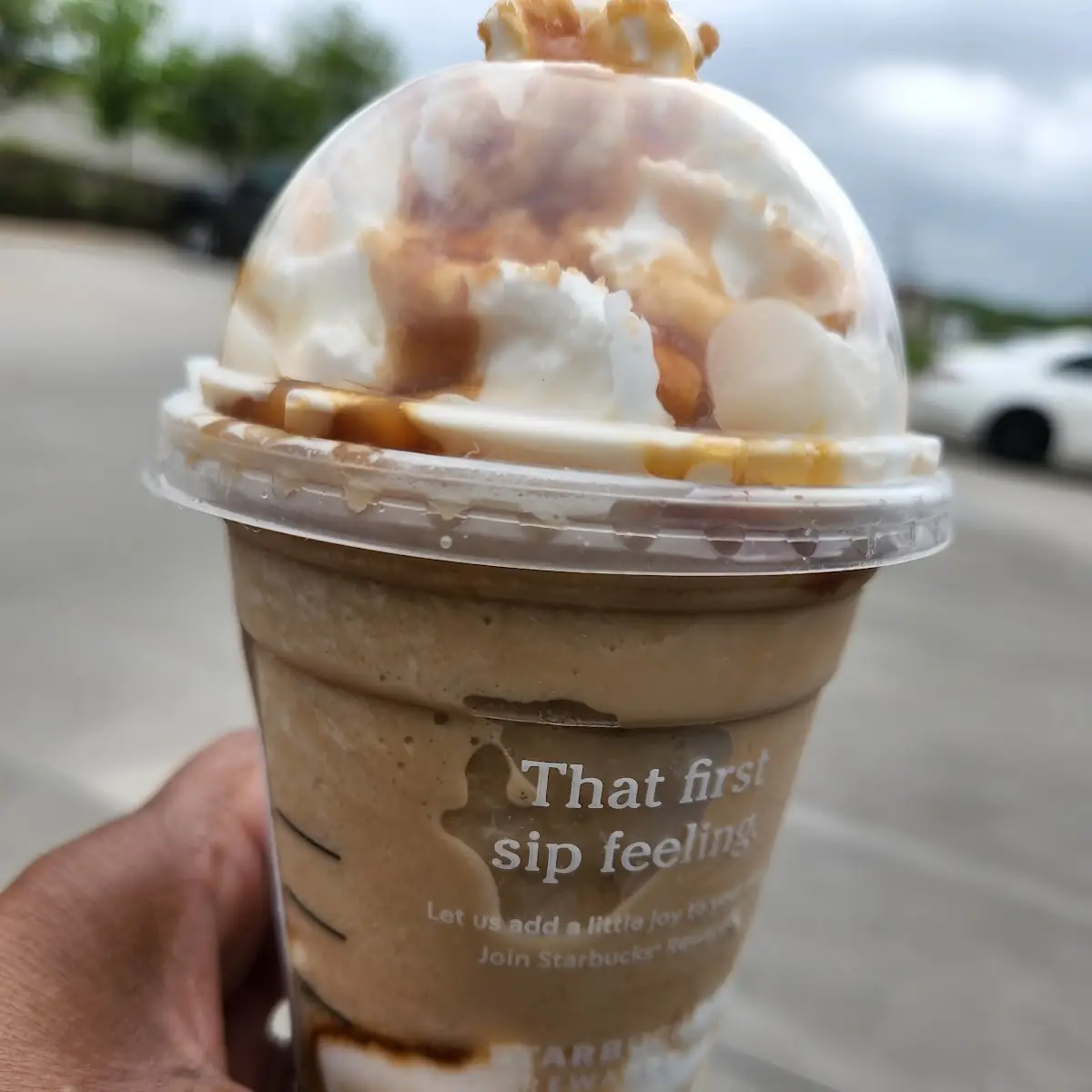 Caramel Ribbon Frappuccino