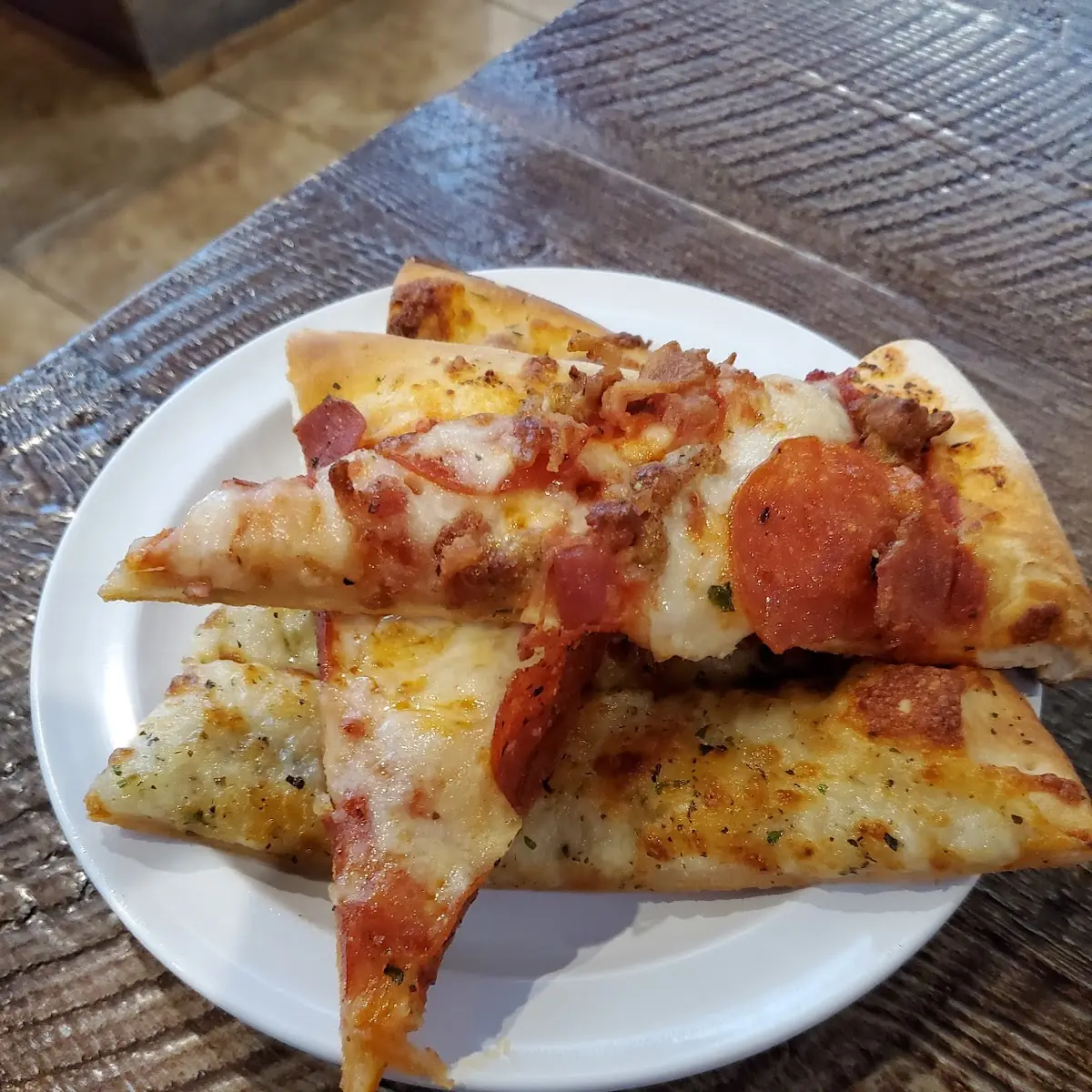 Pizza and Bread Sticks