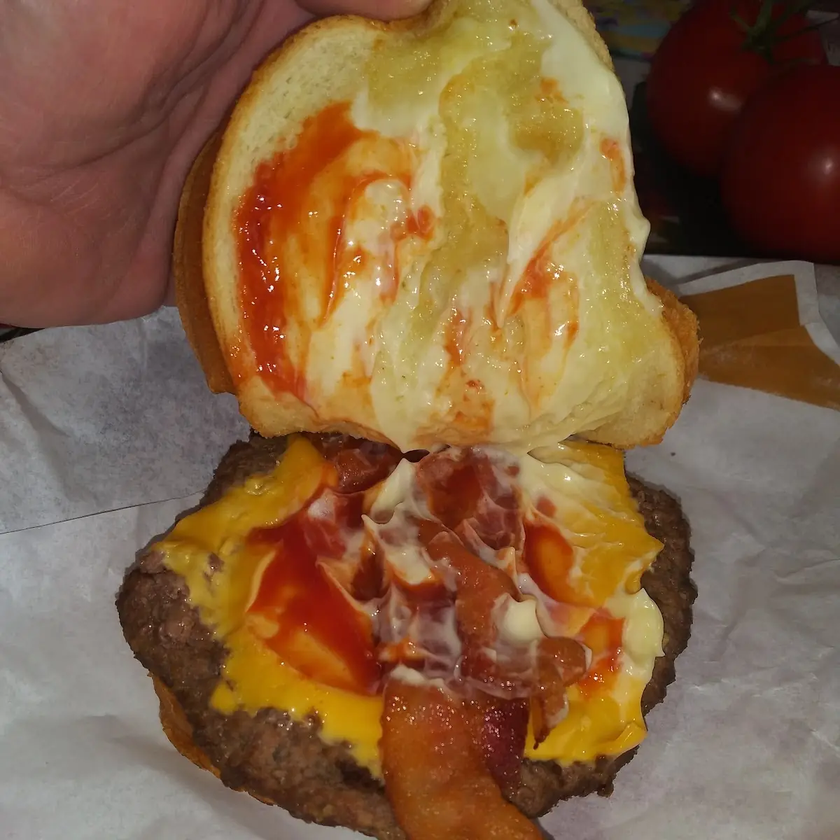 Sourdough Bacon Cheeseburger